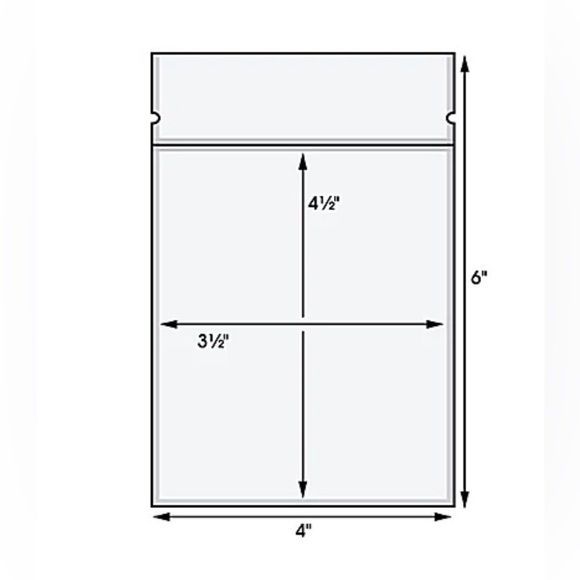 50 Flat Barrier Resealable Storage Bags - Picture 3 of 6
